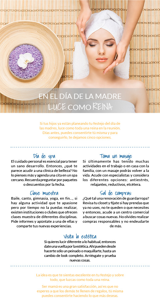 En el día de la madre luce como reina